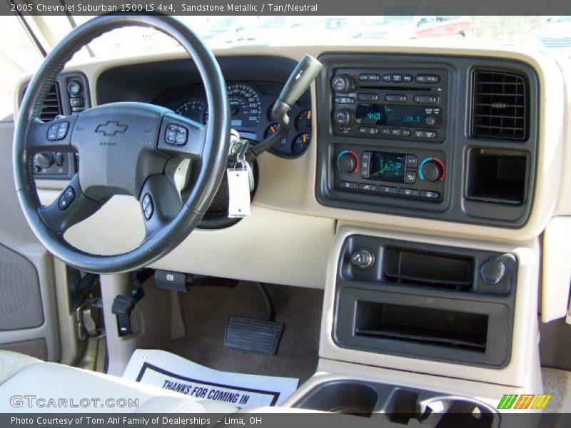 Sandstone Metallic / Tan/Neutral 2005 Chevrolet Suburban 1500 LS 4x4