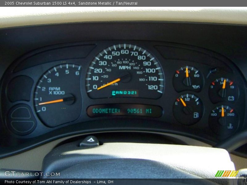 Sandstone Metallic / Tan/Neutral 2005 Chevrolet Suburban 1500 LS 4x4