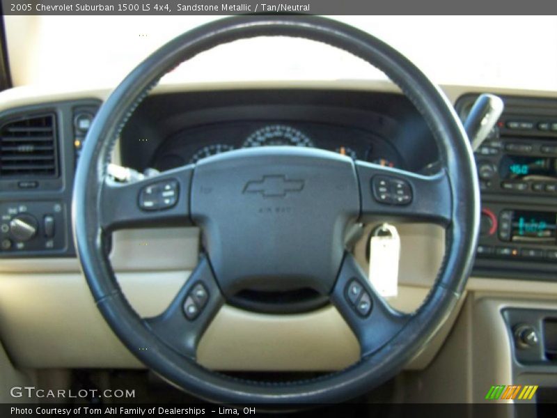 Sandstone Metallic / Tan/Neutral 2005 Chevrolet Suburban 1500 LS 4x4