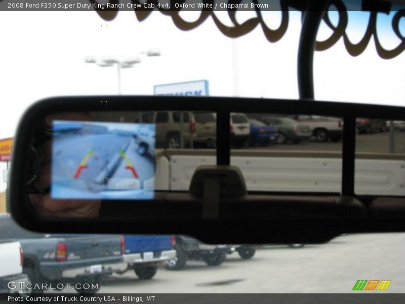 Oxford White / Chaparral Brown 2008 Ford F350 Super Duty King Ranch Crew Cab 4x4