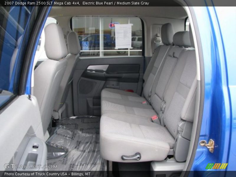Electric Blue Pearl / Medium Slate Gray 2007 Dodge Ram 2500 SLT Mega Cab 4x4