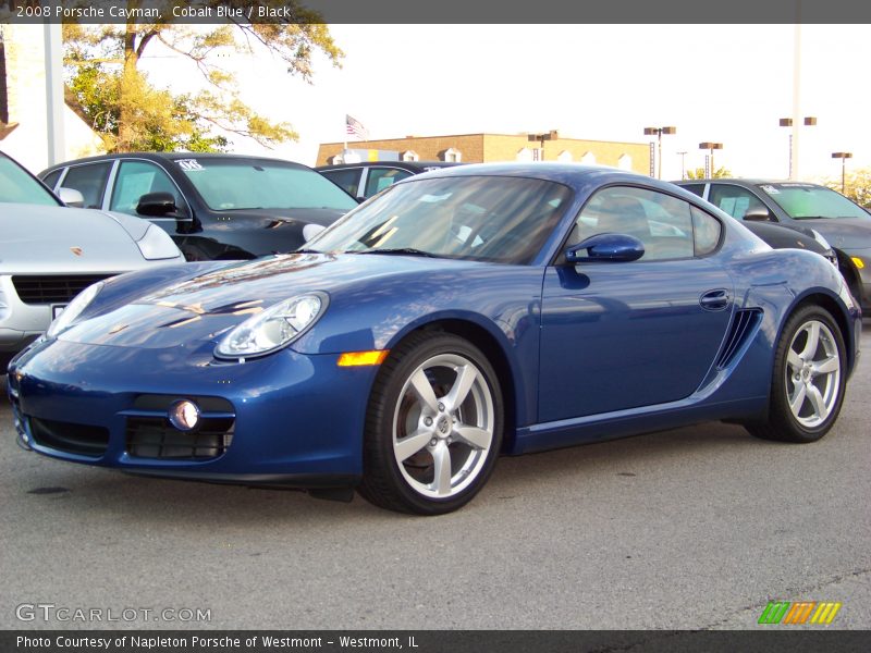 Cobalt Blue / Black 2008 Porsche Cayman