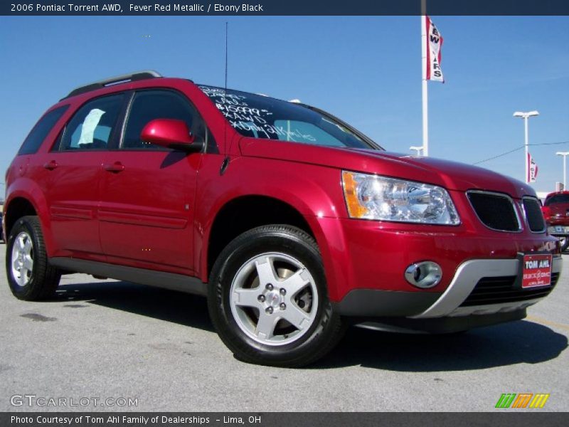 Fever Red Metallic / Ebony Black 2006 Pontiac Torrent AWD