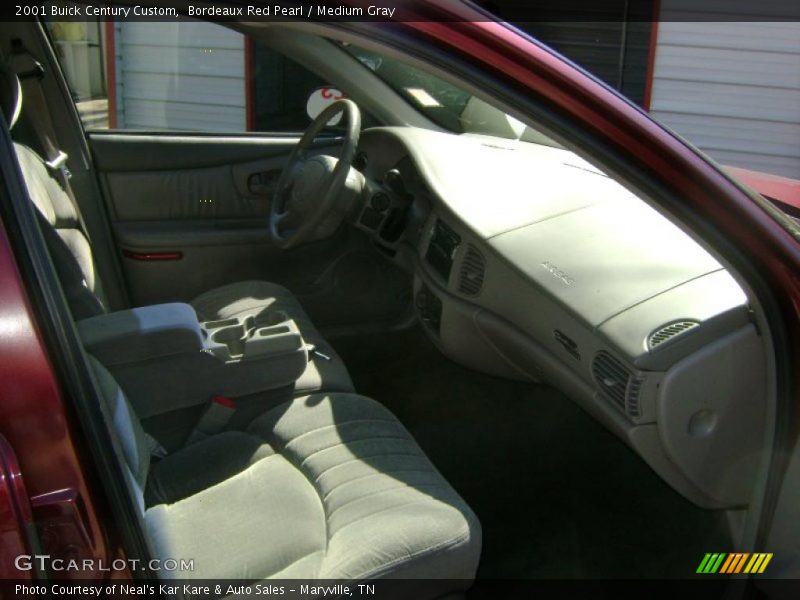 Bordeaux Red Pearl / Medium Gray 2001 Buick Century Custom