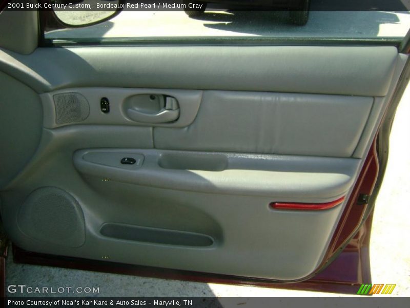 Bordeaux Red Pearl / Medium Gray 2001 Buick Century Custom