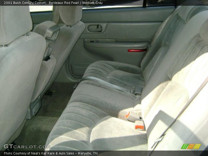 Bordeaux Red Pearl / Medium Gray 2001 Buick Century Custom