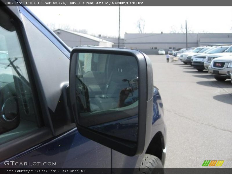 Dark Blue Pearl Metallic / Medium/Dark Flint 2007 Ford F150 XLT SuperCab 4x4