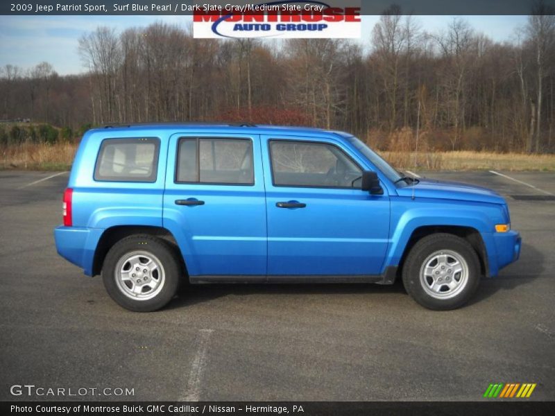 Surf Blue Pearl / Dark Slate Gray/Medium Slate Gray 2009 Jeep Patriot Sport