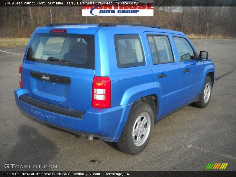 Surf Blue Pearl / Dark Slate Gray/Medium Slate Gray 2009 Jeep Patriot Sport