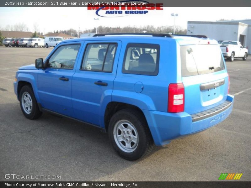 Surf Blue Pearl / Dark Slate Gray/Medium Slate Gray 2009 Jeep Patriot Sport
