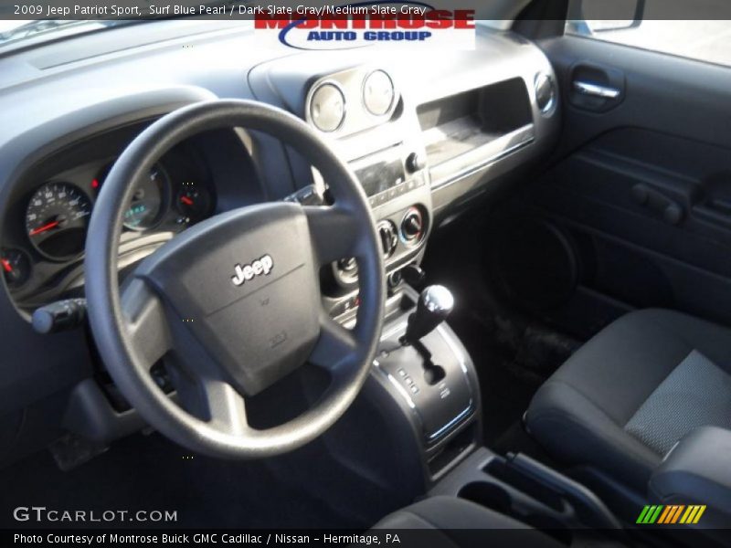 Surf Blue Pearl / Dark Slate Gray/Medium Slate Gray 2009 Jeep Patriot Sport