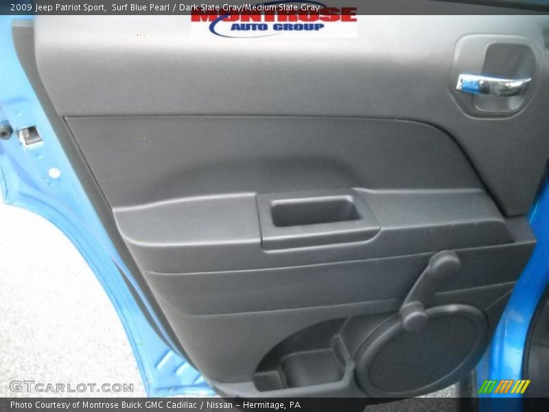 Surf Blue Pearl / Dark Slate Gray/Medium Slate Gray 2009 Jeep Patriot Sport