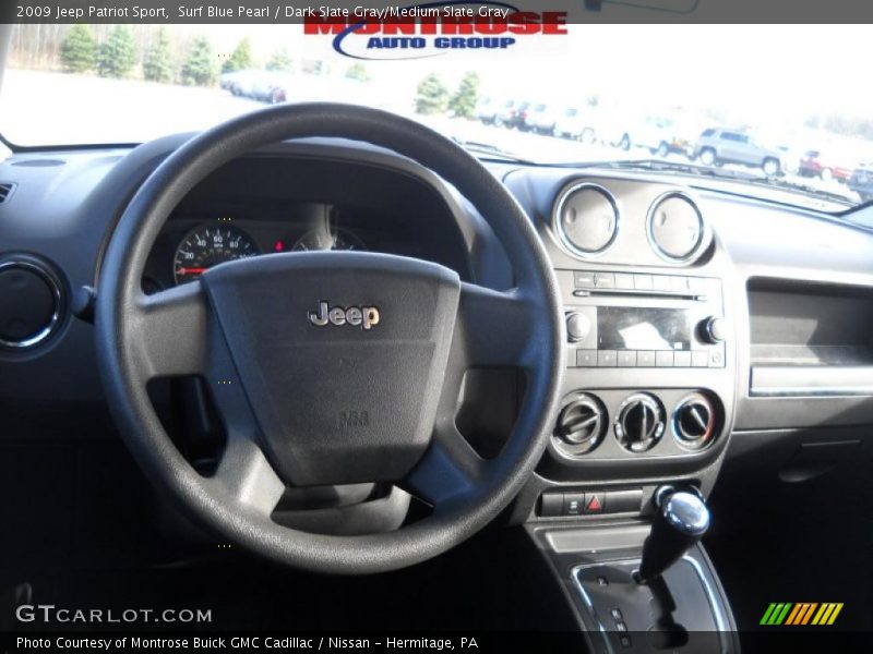 Surf Blue Pearl / Dark Slate Gray/Medium Slate Gray 2009 Jeep Patriot Sport