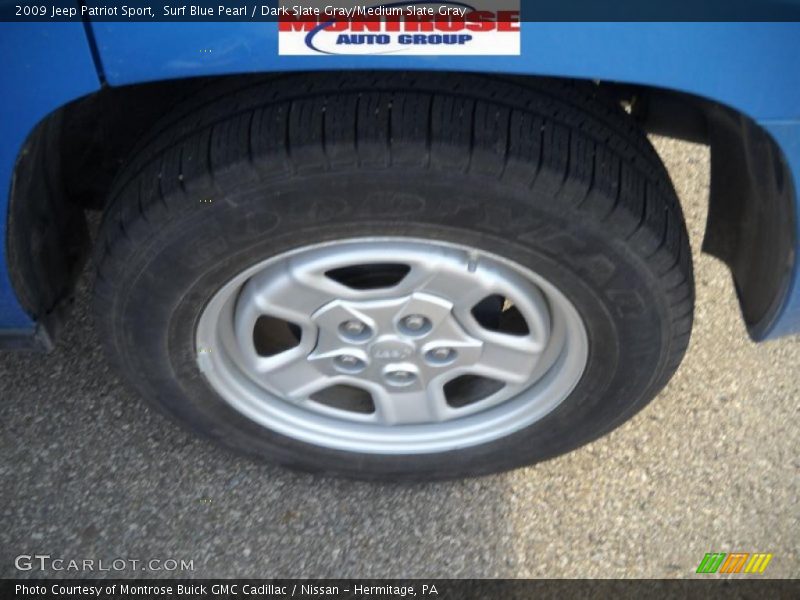 Surf Blue Pearl / Dark Slate Gray/Medium Slate Gray 2009 Jeep Patriot Sport