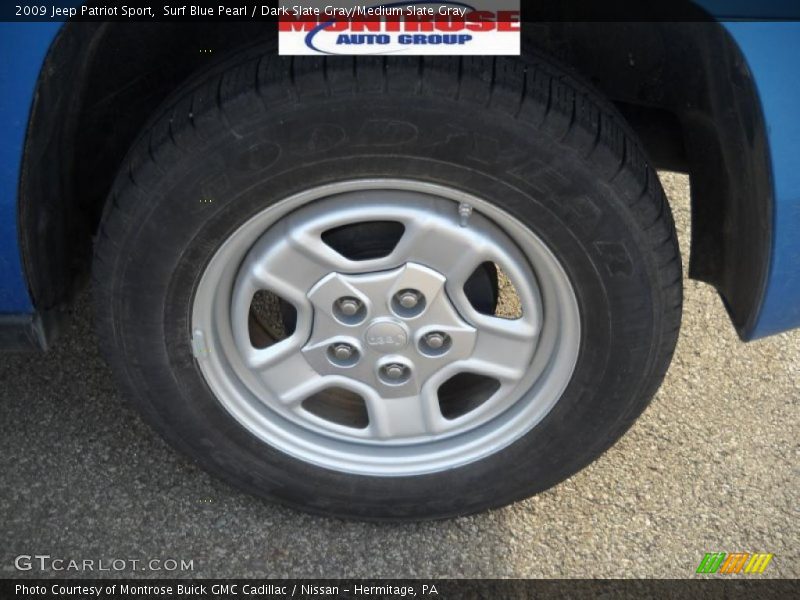 Surf Blue Pearl / Dark Slate Gray/Medium Slate Gray 2009 Jeep Patriot Sport
