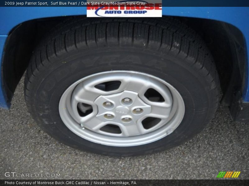 Surf Blue Pearl / Dark Slate Gray/Medium Slate Gray 2009 Jeep Patriot Sport