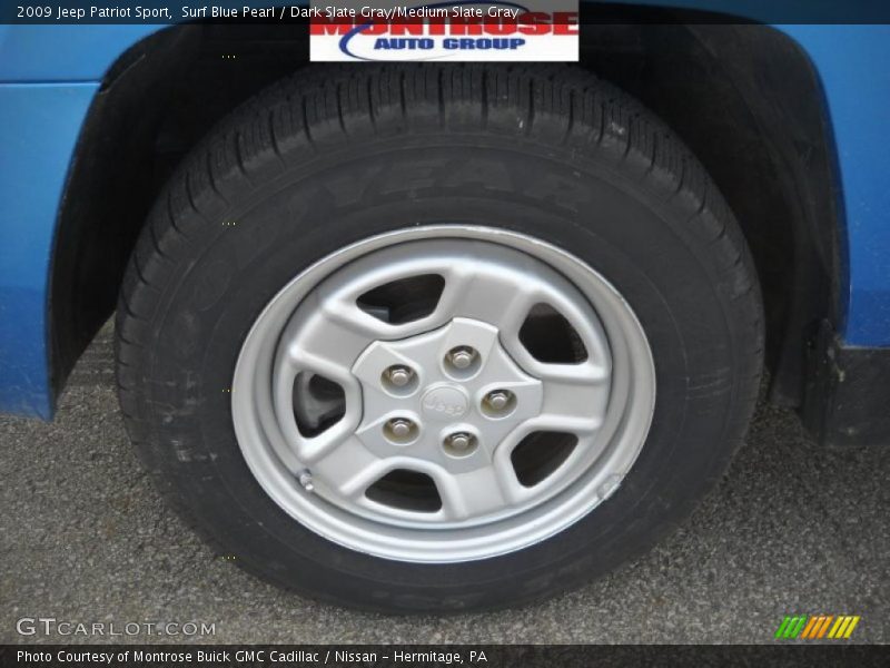 Surf Blue Pearl / Dark Slate Gray/Medium Slate Gray 2009 Jeep Patriot Sport