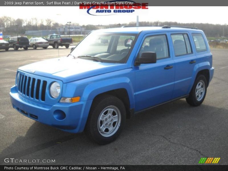 Surf Blue Pearl / Dark Slate Gray/Medium Slate Gray 2009 Jeep Patriot Sport