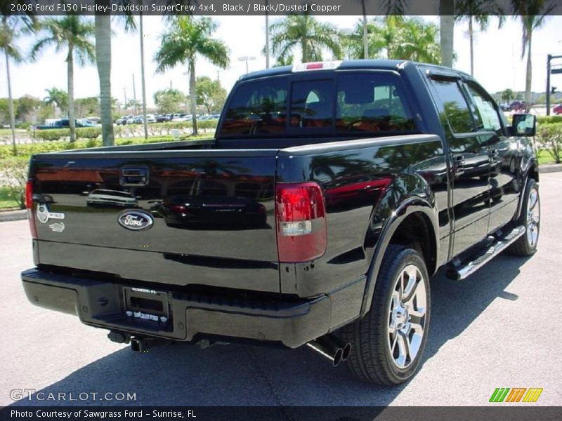 Black / Black/Dusted Copper 2008 Ford F150 Harley-Davidson SuperCrew 4x4