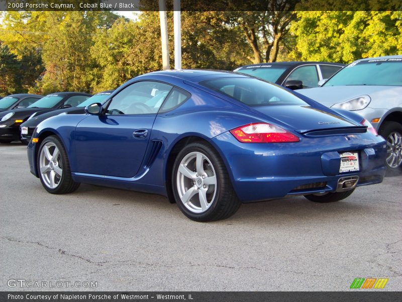 Cobalt Blue / Black 2008 Porsche Cayman