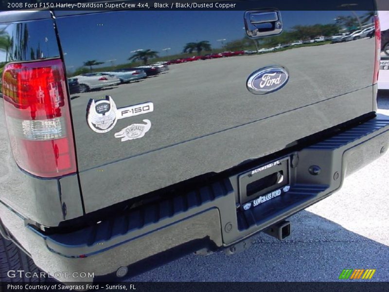 Black / Black/Dusted Copper 2008 Ford F150 Harley-Davidson SuperCrew 4x4