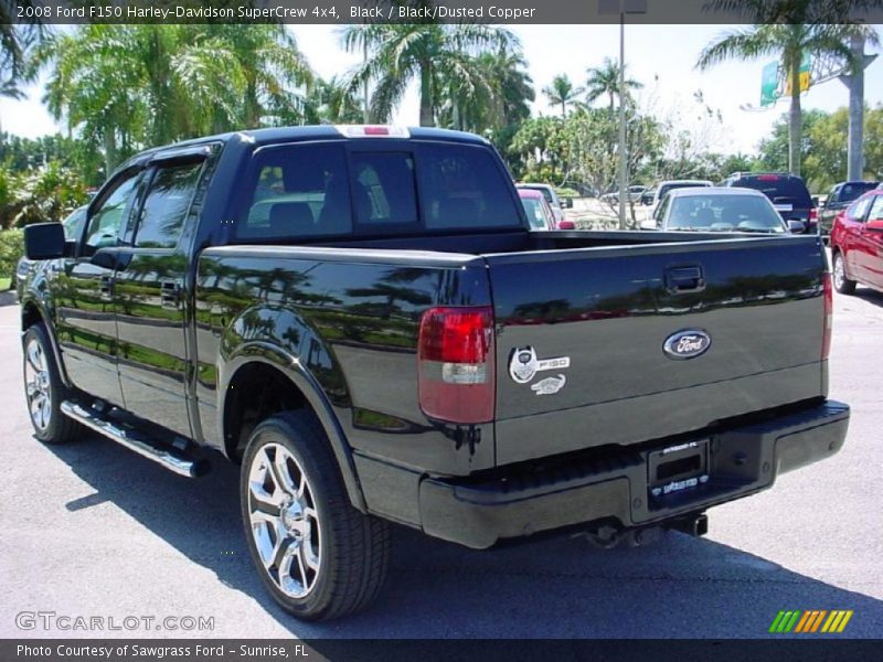 Black / Black/Dusted Copper 2008 Ford F150 Harley-Davidson SuperCrew 4x4