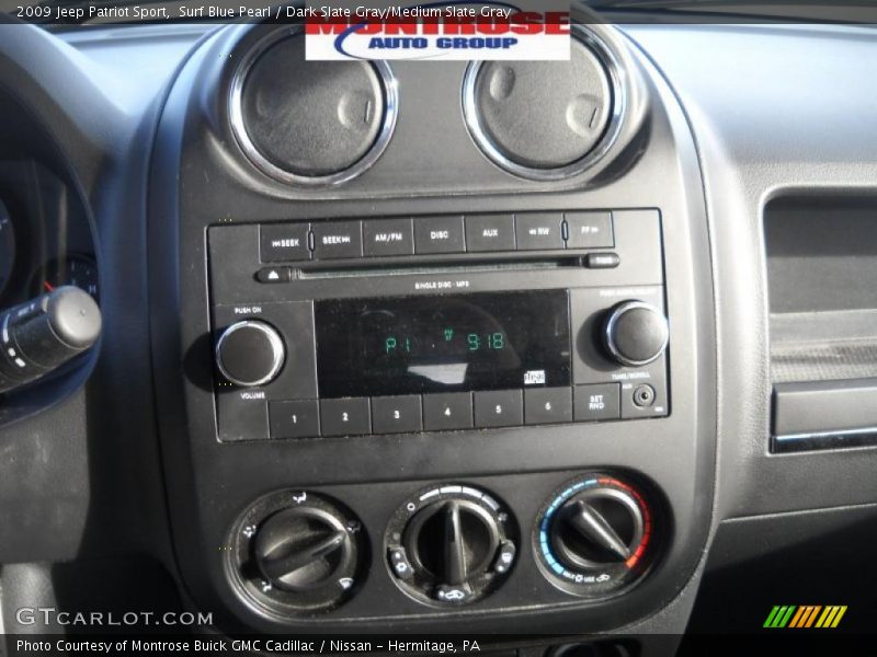 Surf Blue Pearl / Dark Slate Gray/Medium Slate Gray 2009 Jeep Patriot Sport