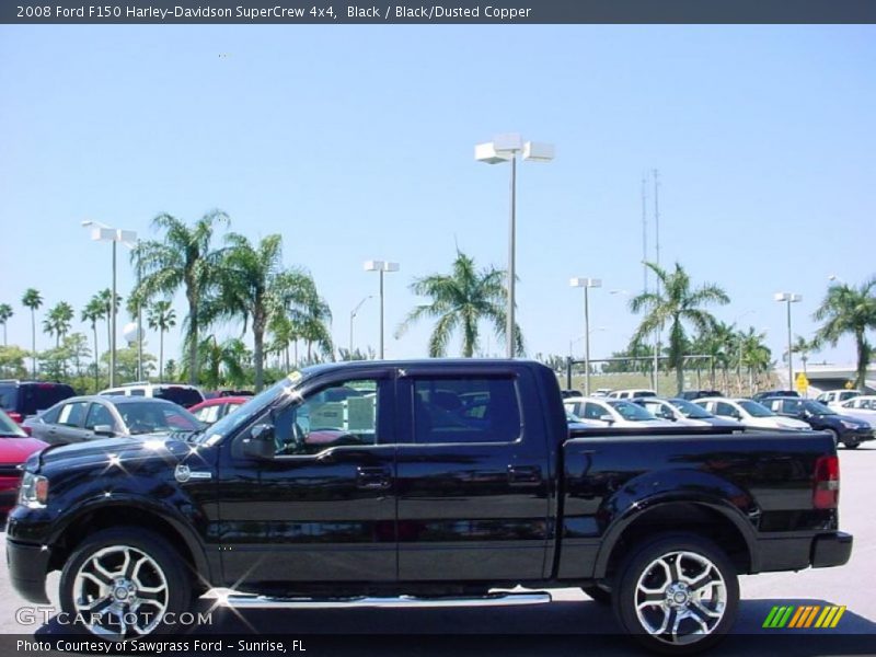 Black / Black/Dusted Copper 2008 Ford F150 Harley-Davidson SuperCrew 4x4