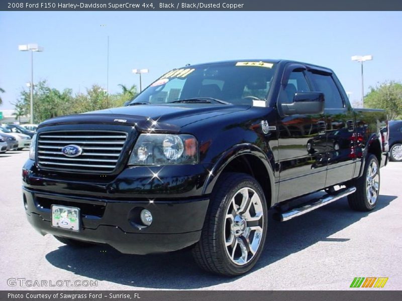 Black / Black/Dusted Copper 2008 Ford F150 Harley-Davidson SuperCrew 4x4