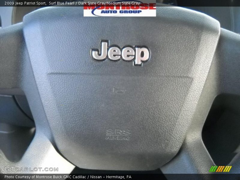 Surf Blue Pearl / Dark Slate Gray/Medium Slate Gray 2009 Jeep Patriot Sport
