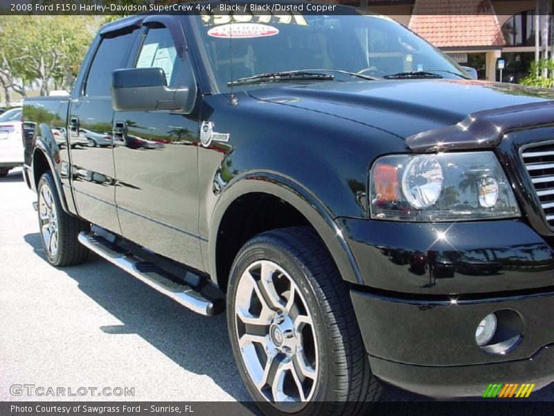 Black / Black/Dusted Copper 2008 Ford F150 Harley-Davidson SuperCrew 4x4
