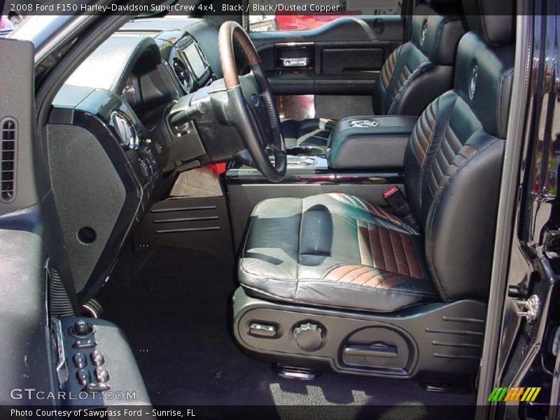 Black / Black/Dusted Copper 2008 Ford F150 Harley-Davidson SuperCrew 4x4