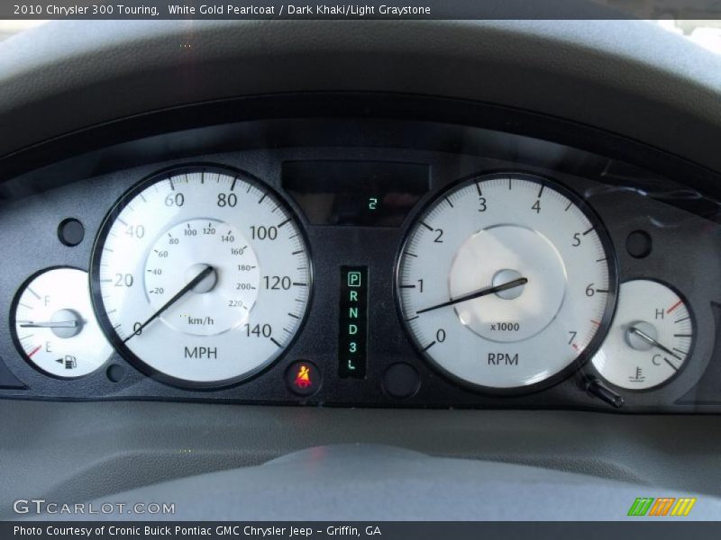 White Gold Pearlcoat / Dark Khaki/Light Graystone 2010 Chrysler 300 Touring