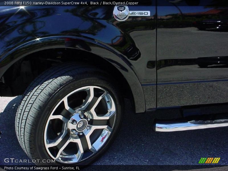 Black / Black/Dusted Copper 2008 Ford F150 Harley-Davidson SuperCrew 4x4