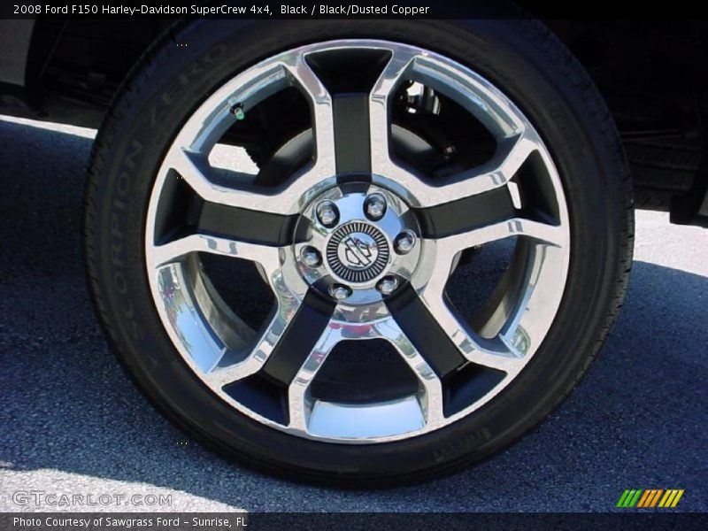 Black / Black/Dusted Copper 2008 Ford F150 Harley-Davidson SuperCrew 4x4