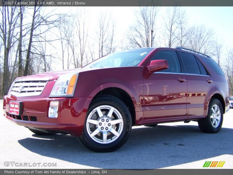 Infrared / Ebony 2007 Cadillac SRX 4 V6 AWD