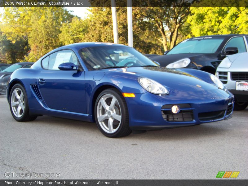 Cobalt Blue / Black 2008 Porsche Cayman