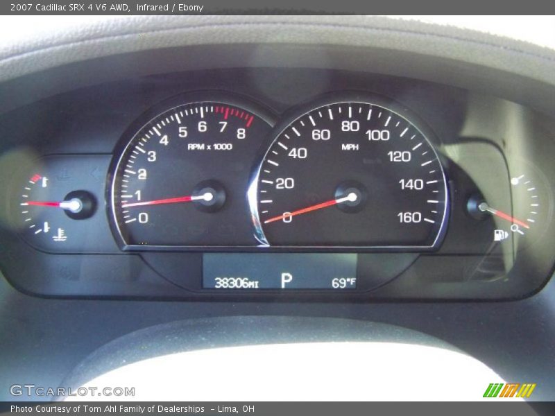 Infrared / Ebony 2007 Cadillac SRX 4 V6 AWD