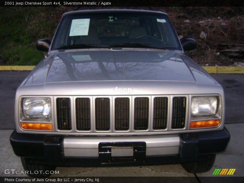 Silverstone Metallic / Agate 2001 Jeep Cherokee Sport 4x4