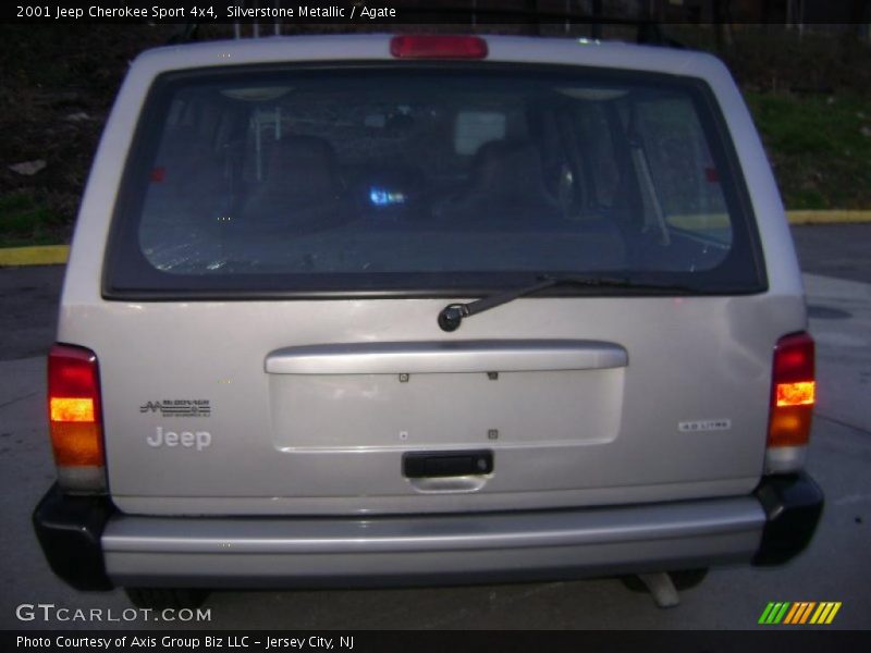 Silverstone Metallic / Agate 2001 Jeep Cherokee Sport 4x4