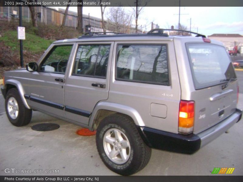Silverstone Metallic / Agate 2001 Jeep Cherokee Sport 4x4