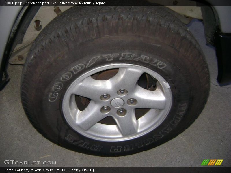 Silverstone Metallic / Agate 2001 Jeep Cherokee Sport 4x4