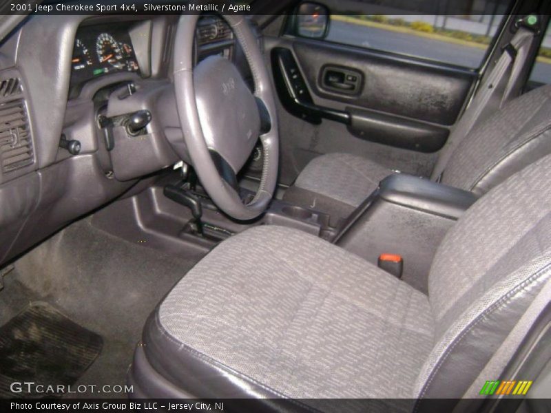 Silverstone Metallic / Agate 2001 Jeep Cherokee Sport 4x4