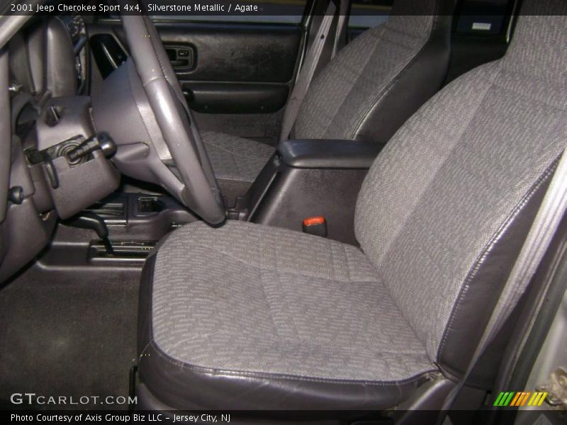 Silverstone Metallic / Agate 2001 Jeep Cherokee Sport 4x4