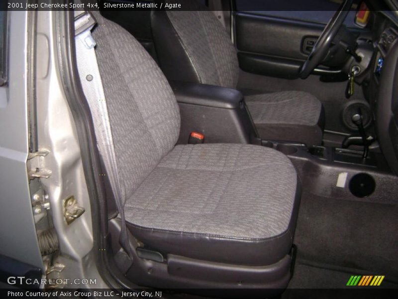 Silverstone Metallic / Agate 2001 Jeep Cherokee Sport 4x4
