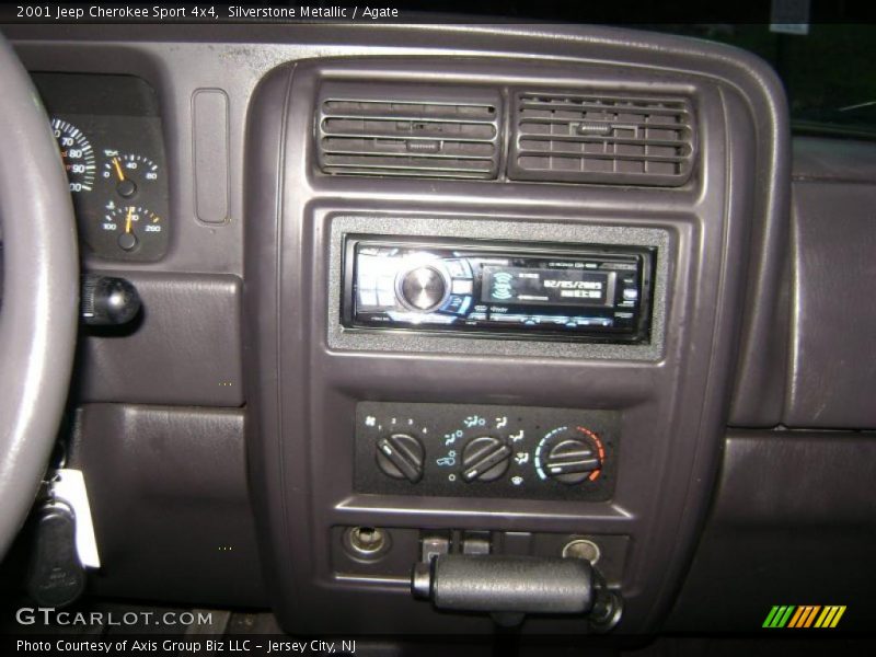 Silverstone Metallic / Agate 2001 Jeep Cherokee Sport 4x4