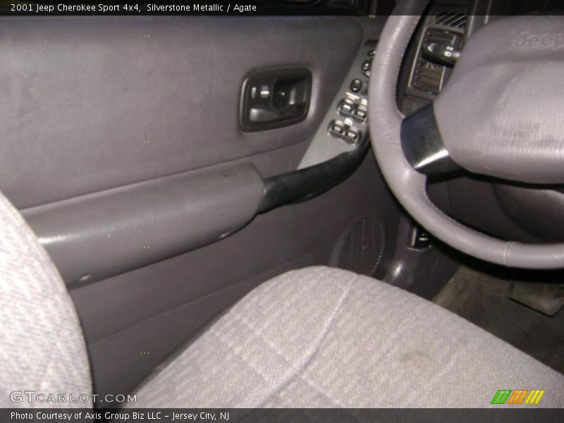 Silverstone Metallic / Agate 2001 Jeep Cherokee Sport 4x4