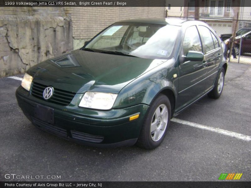 Bright Green Pearl / Beige 1999 Volkswagen Jetta GLS VR6 Sedan