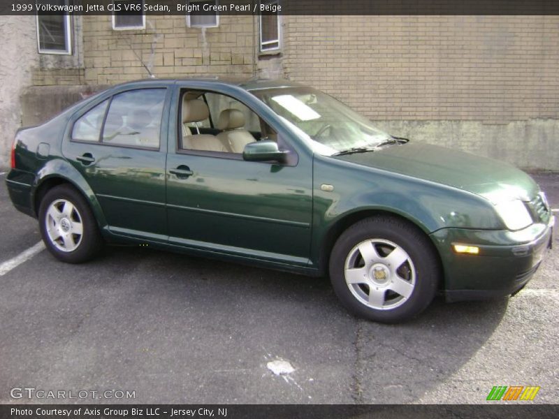 Bright Green Pearl / Beige 1999 Volkswagen Jetta GLS VR6 Sedan