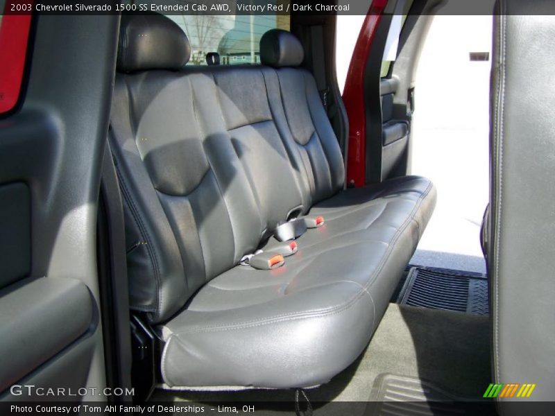 Victory Red / Dark Charcoal 2003 Chevrolet Silverado 1500 SS Extended Cab AWD